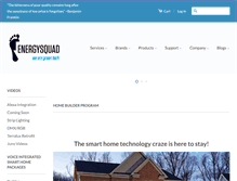 Tablet Screenshot of energysquad.com